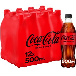 Coca-Cola Zero Sugar - Pack of 12 x 500ml
