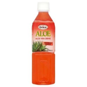 Grace Strawberry Aloe Vera 500ml x 12