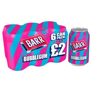 Barr Bubble Gum 24 x 330ml (4x6pk)