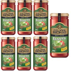 FILIPPO BERIO Basilico Flavor Pasta Sauce 680g x 6