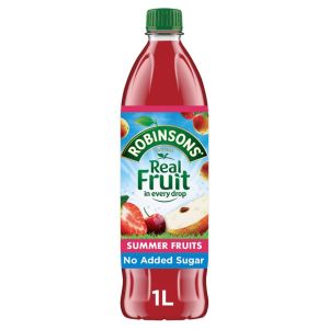 Robinsons Summer Fruits Squash No Added Sugar 12 x 1L