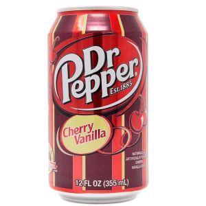 Dr Pepper Cherry Vanilla American Soda 355ml x 12