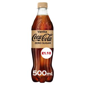 Coca-Cola Zero Sugar Vanilla 12 x 500ml PM£1.10