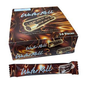 Pimlico Chocolate Coated & Hazelnut Wafer Rolls 18g x 24