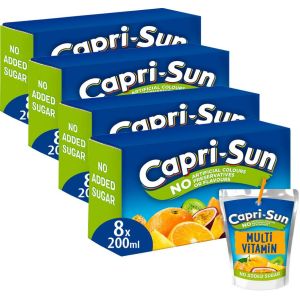 Capri Sun Multi Vitamin No Added Sugar 200ml (4 x 8)  32pk