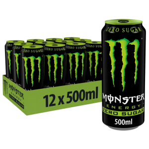 Monster Energy Drink Zero Sugar 12 x 500ml