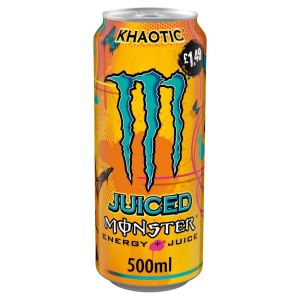 Monster Energy Khaotic PMP Can 500ml (Pack of 12)