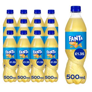 Fanta Pineapple and Grapefruit PMP 500ml x 12 Best Before 31/03/2025
