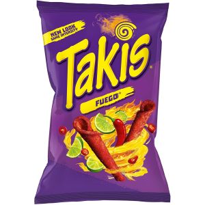 Takis Fuego Chilli & Lime Corn Snack 180g x 10