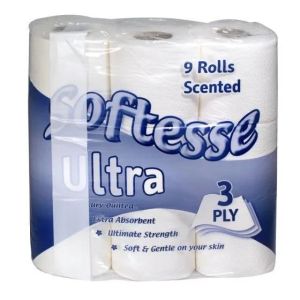 Softesse Ultra Scented 3 PLY Toilet Rolls (5 x9pk) 45 Rolls