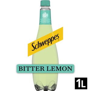 Schweppes Bitter Lemon 1L x 6 BBE 28/02/2023
