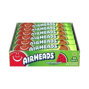 Airheads Watermelon Candy Bars 15.6g - Pack of 36 Bars