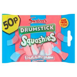Swizzels Drumstick Squashies Bubblegum PM50p 45g x 24