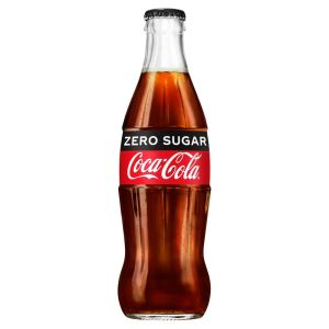 Coca Cola ZERO Sugar Glass Bottles 330ml x 24