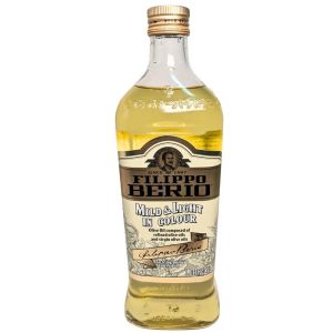 Filippo Berio Mild & Light Olive Oil Glass Bottle 1L