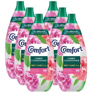 Comfort Botanical Fabric Conditioner First Blooms (86Washes) 1.29L x 6