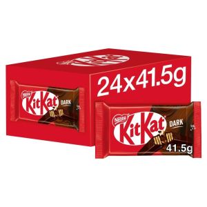 Nestle kit Kat 4 Finger Dark Chocolate Bar 41.5g x 24