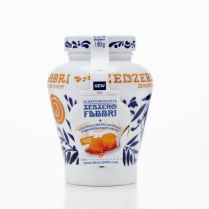 Fabbri Ginger 600g - Candied Ginger in Turmeric and Ginger Syrup, Gluten Free
