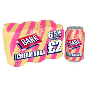 Barr Cream Soda 24 x 330ml (4x6pk)