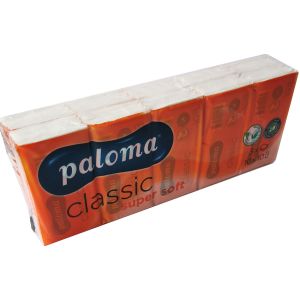Paloma Classic Super Soft Pocket Tissue 3ply 10pk