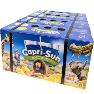 Capri Sun Safari Fruits Juice Drink 200ml x 40 (10 x 4pk)