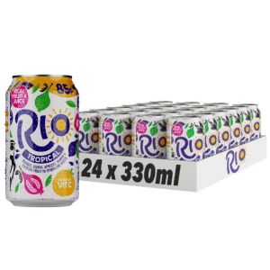 Rio Tropical Cans PMP 330ml x 24 - Best Before: 31 March 2026