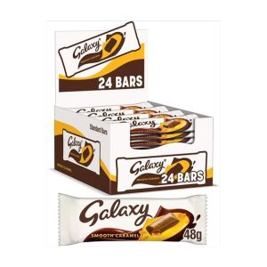 Galaxy Smooth Caramel Standard Bars 48g x 24