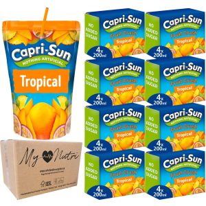Capri-Sun Fruit Crush Tropical No Added Sugar 8x4x200ml (32pk)