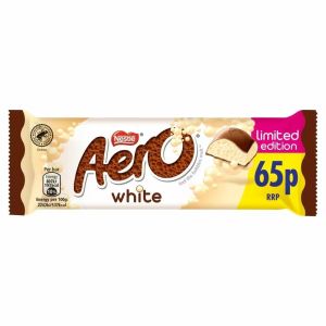 Aero Bubbly White Bars PM65p 36g x 24