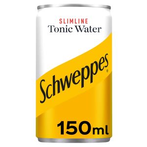 Schweppes Slimline Tonic Water BBE 31/05/2023 150ml x 24