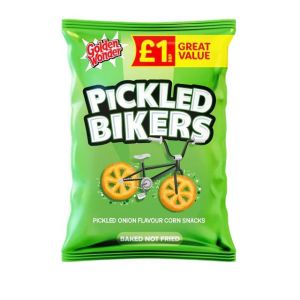 Golden Wonders Pickled Bikers Crisps PMP 50g x18 BBE 25/11/2023