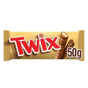 Twix Standard Bar 50g x 25