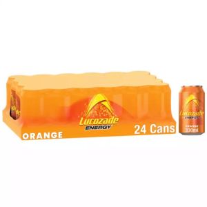 Lucozade Orange Energy Drink Multipack 330ml x 24, BBE: 30.09.2025