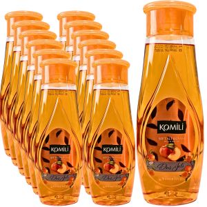 KOMILI Peach Dream Shower Gel - Pack of 12 x 500ml , Dermatologically Tested