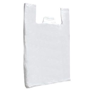 White HD Vest Carrier Bags 11x17x21 Inches x (20 x 100pcs) Boxed 2000