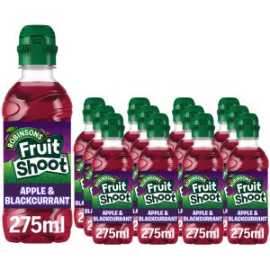 Robinsons Fruit Shoot Apple & Blackcurrant Juice , Pack of 12 x 275ml - Kids Fruit Juice 