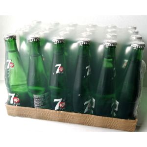 7UP Free Glass Bottles 330ml x 24