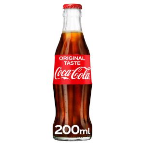 Glass Coke Bottles 200ml x 24