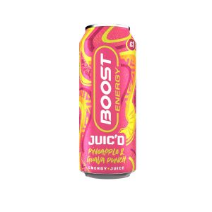 Boost Juic'd Pineapple & Guava Punch Energy Juice 500ml x 12 PM1.00 BBE 03/24