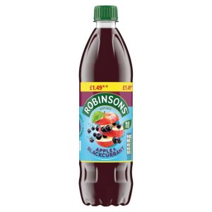 Robinsons Fruit Squash Apple & Blackcurrant No Added Sugar PMP 12 x 750ml