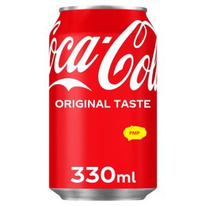 Coca Cola Original GB Can PMP  330ML x24 - Best Before: 09/2025