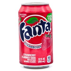 Fanta Strawberry American Soda 355ml x 12