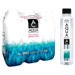 Aqua Carpatica Still Natural Mineral Water 250ml x 24 (4 x 6pk)