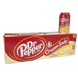 Dr Pepper & Cream Soda 355ml x 12