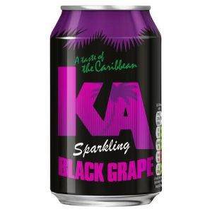 Ka Black Grape Cans 330ml x 24 BBE 08/23