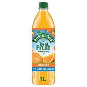 Robinsons Orange Friut Squash No Added Sugar 12 x 1L