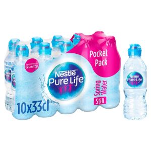 Nestle Pure Life Still Spring Water Sports Cap 330ml x 10