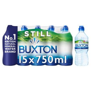 Buxton Sports Cap Still Natural Mineral Water 750ml x 15
