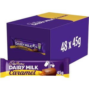Cadbury Dairy Milk Caramel Standard Bars 45g x 48