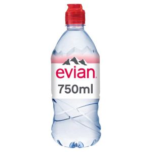 Evian Still Water Sport Cap 750ml x 6